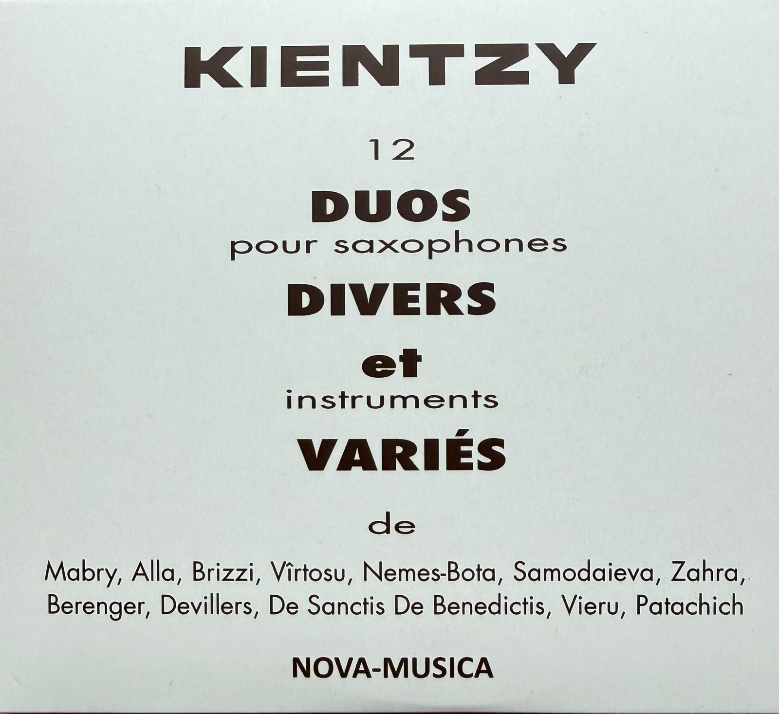Copertina Duos divers et variés