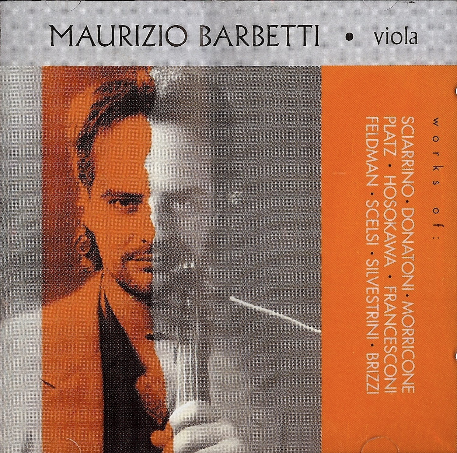 Copertina Maurizio Barbetti – Works For Viola
